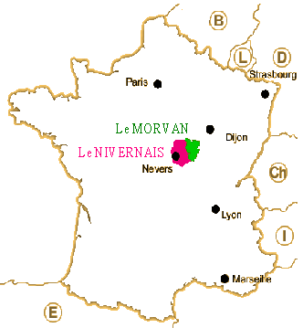 La France, le Morvan, le Nivernais